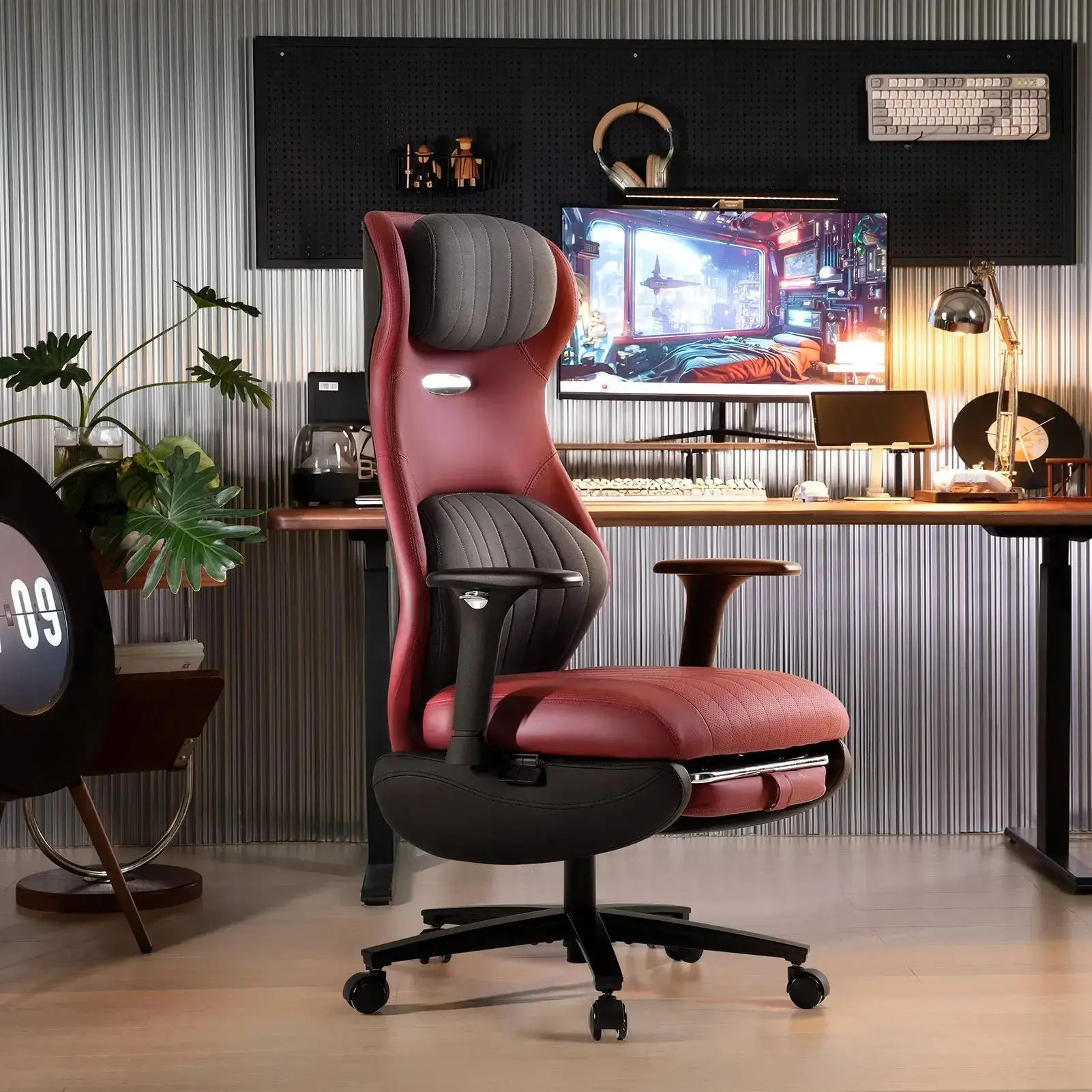 Electric Ergonomic Leather Chair